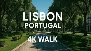 Walking in Lisbon Portugal | Historic Center and Green Oasis 4K Tour