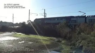 Express - Une UM-2NNG manoeuvre sur la voie de service