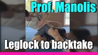 LEGLOCK to BACK take by Manolis