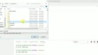 how to start php website/