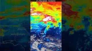 US East Coast 24 Hour Weather | January 06, 2026 #shorts
