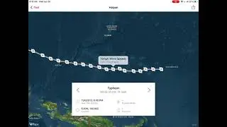 Track of Super Typhoon Haiyan (2013)