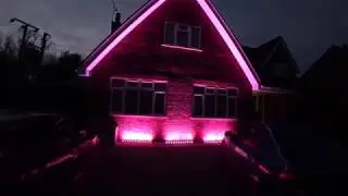 How to light up your house. Wall Washer LED Light Logic project PIR motion detecting installation.