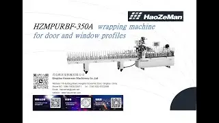 HZMPUR350A wrapping machine for door and window profile