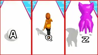 AZ Run - 2048 ABC Runner - Gameplay Walkthrough - Levels 1-30
