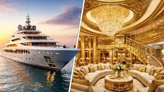 Inside a 5-Story Ultra-Luxury Yacht with Gold Interior &ndash; Complete A to Z Tour