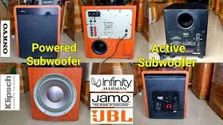 Klipsch Sub 6, Onkyo Skw-560, JBL PS100, Jamo sub 300,Infinity SW-12/230 Powered Active Subwoofer
