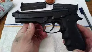 BERETTA 92 FS - REMOVING SURFACE RUST ON BARREL
