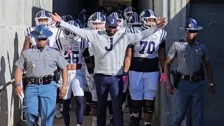 🚨 Jackson State exits the tunnel & takes the field vs Alabama State
