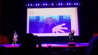 [J-fest 2013 Moscow] 上坂すみれ (Uesaka Sumire) Live - Chuu2byo Dekomori Sanae Performance