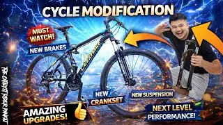 Installing New Components On My Catalyst | Cycle Modification | Brakes , Fork And Crankset Upgrade
