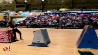 Urban Evolution- Parkour and Freerunning Demo at DC Armory Stadium for DC Roller Girls