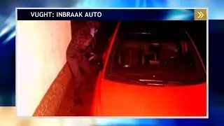 Bewakingsbeelden van inbraak in auto Vught in Bureau Brabant
