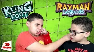 FUTEBOL MALUCO COM O MATHEUS! Kung Foot Rayman Legends