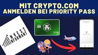 Sign up for Priority Pass 📱 with Crypto.com 💳 | Step-by-step instructions | German