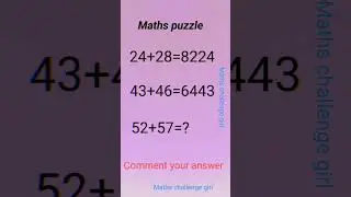 maths puzzle #shorts