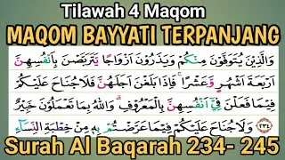 Tilawah 4 Maqom Indah Pada Surah Al Baqarah Ayat 234 - 245