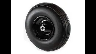 IREKO Anti Flat Ribbed Replacement Wheel for Wheelbarrow 16 Inches No Flat Tire - Overview