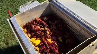 I boiled crawfish 🦞for my Cali Family