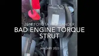 Toyota 2017 Highlander makes strange Clunking noise 🚨 ‼️ fixed for $120.00