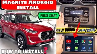 Nissan Magnite Android installation🔥|Nisaan Magnite XL 2023|Nissan magnite 2023| #nissanmagnite2023