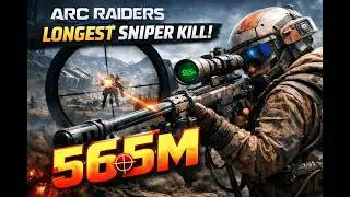 WORLD RECORD | 500m+ | Longest Sniper Kill in Arc Raiders #arcraiders #arcraidersgameplay #record