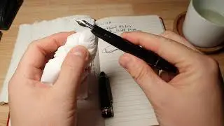 만년필 잉크 충전하기 & 잡설