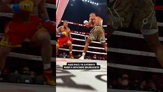 JAKE PAUL VS ANTHONY JOSHUA RINGSIDE HIGHLIGHTS 🥊
