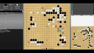 【Lizzie分析編｜AI囲碁】2子局三番勝負 第3局黒：銀星囲碁　白：LeelaZero   Analysis: 2-Stone Handicap  Ginsei Igo vs LeelaZero