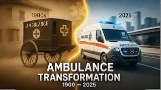 Ambulance Evolution | 1880s ➝ 2020sA journey from simple hand carts to life-saving mobile ICUs.