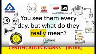 Indian Certification Marks AGMARK, ISI MARK, HALLMARK etc