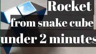 How to make rocket pattern in Snake cube | The untitled Cuber ■ Snake cube series #5