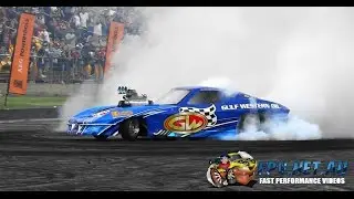 BEN BRAY CORVETTE BURNOUT CAR AT SANTOS SUMMER THUNDER 2017