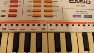 Vintage Casio PT 82 Keyboard