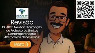 Revisão Mestrado PROFEPT 2026 - DUARTE, Newton.  Formação de professores e alternativas necessárias.