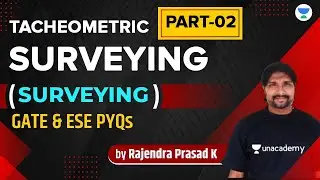 #16 Tacheometric Surveying  Part 2 (Surveying) | GATE & ESE PYQs | Rajendra sir #surveying #gate2024