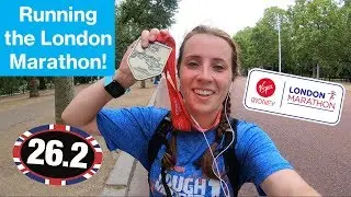 GOPRO VLOG - I ran the London Marathon without training! | Running the full route solo