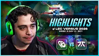 KC vs FNC Highlights | Vladi affronte son ancienne &eacute;quipe ! (LEC Versus 2026)