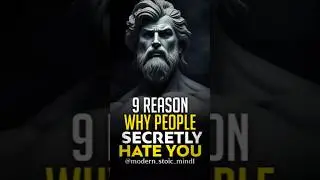 &lrm;9 reason why people secretly hate you #haters #stoicism #shorts #shortvideo