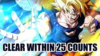 How to Clear within 25 Counts in DRAGON BALL LEGENDS