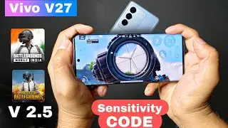 Vivo V27 Zero Recoil Sensitivity BGMI| PUBG 2.5 | Gyro+ Non Gyro