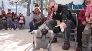 Waldog, perro robot con inteligencia artificial, promueve la protecci&oacute;n animal en Monterrey