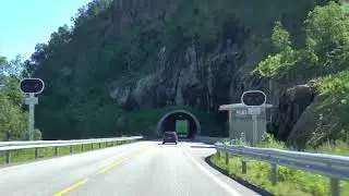 Norwegia / Norge - Lofoty - droga E10, E85 - Hattnestunnelen, Lodingen