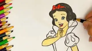 disney princess coloring book compilation snow white