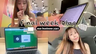final year student's week 13 vlog! || nus business student