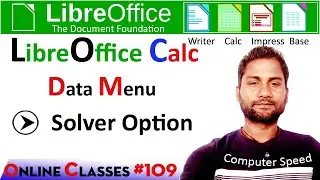 solver in calc | calc tutorial libreoffice kya hai |libreoffice writer | libreoffice calc | solver |