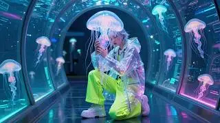 AI Music Video – Friends of the Wild | Surreal Neon Animal Hugs | Dream Art AI