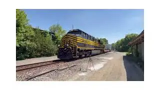 Norfolk Southern O55 Dimensional Load Special at Wabash and Peru, IN with NKP Heritage Unit