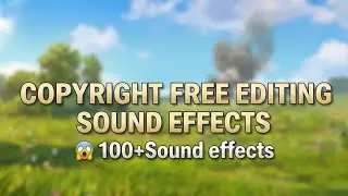 Copyright free sound effects 🔥| for video editing 💀 100+ sounds effects..