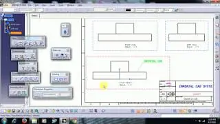 CATIA V5 - DRAFTING - VIEW FROM 3D COMMAND